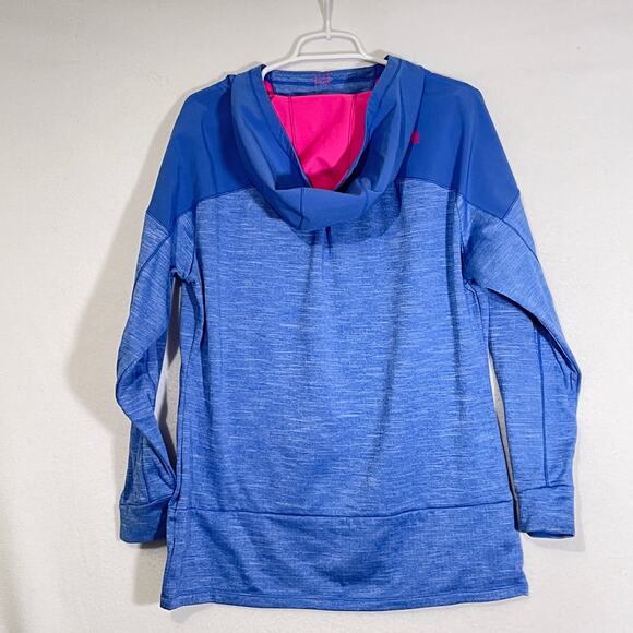 The North Face Dynamix Hoodie Women's XL Blue Soft Inside Pullover Zip Pockets - Picture 6 of 11